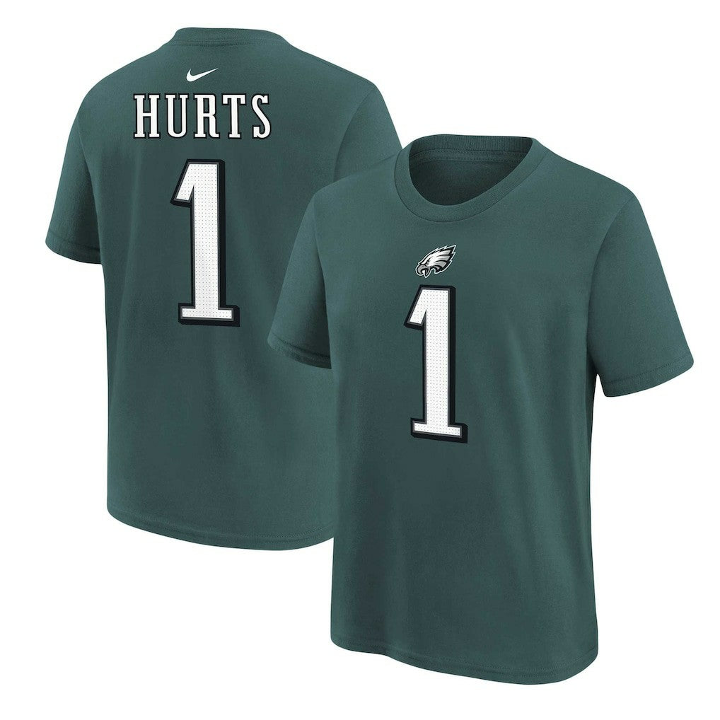 Jalen Hurts  Youth Player Name & Number T-Shirt - Philadelphia Eagles