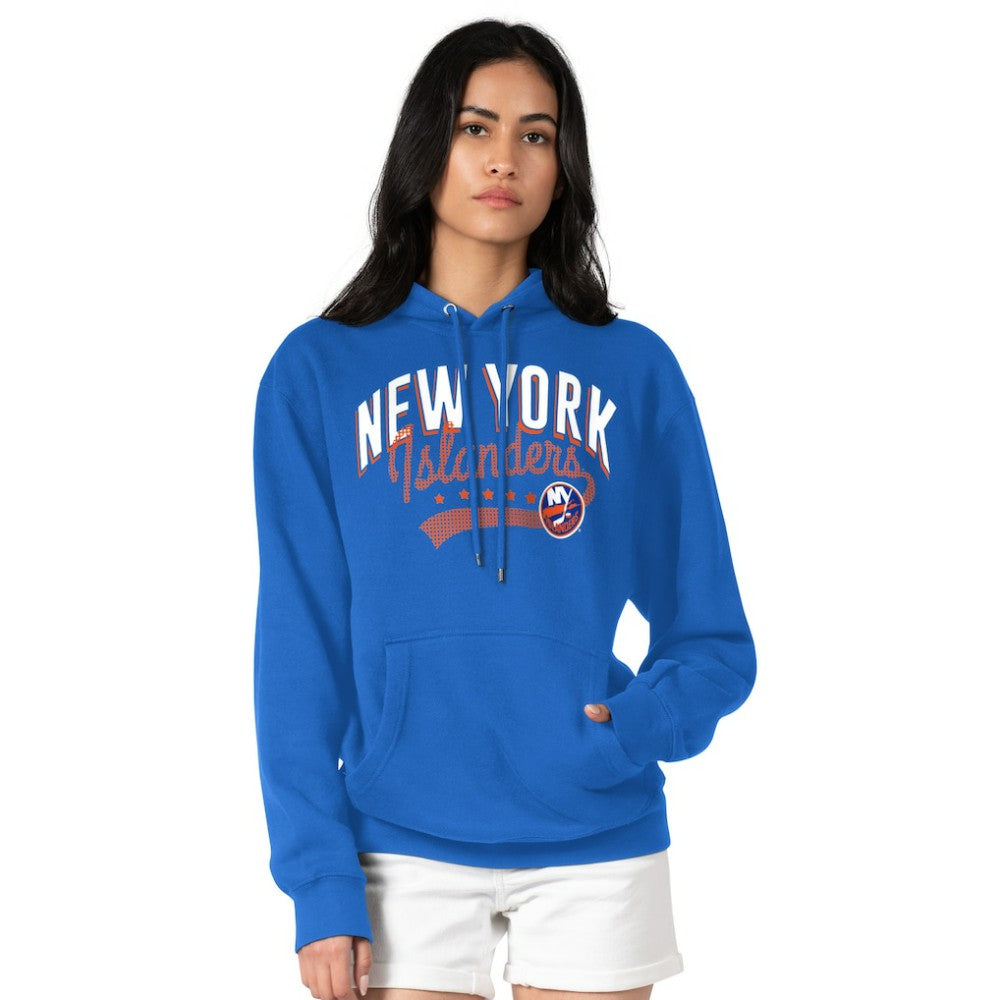 NHL  New York Islanders G-III 4Her by Carl Banks Women's Filigree Logo Pullover Hoodie – Royal