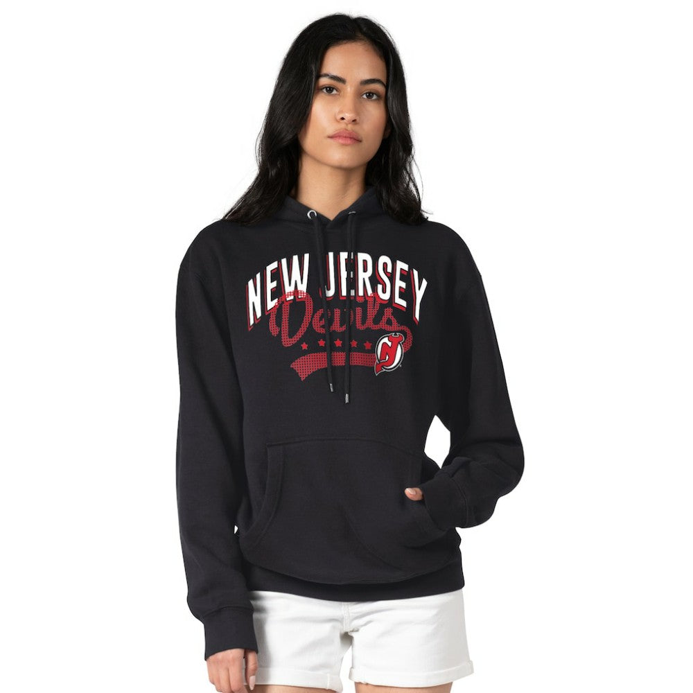 NHL  New Jersey Devils G-III 4Her by Carl Banks Women's Filigree Logo Pullover Hoodie – Black