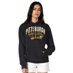 NHL  Pittsburgh Penguins G-III 4Her by Carl Banks Women's Filigree Logo Pullover Hoodie – Black