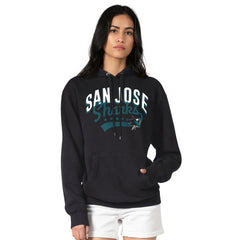 NHL  San Jose Sharks G-III 4Her by Carl Banks Women's Filigree Logo Pullover Hoodie – Black
