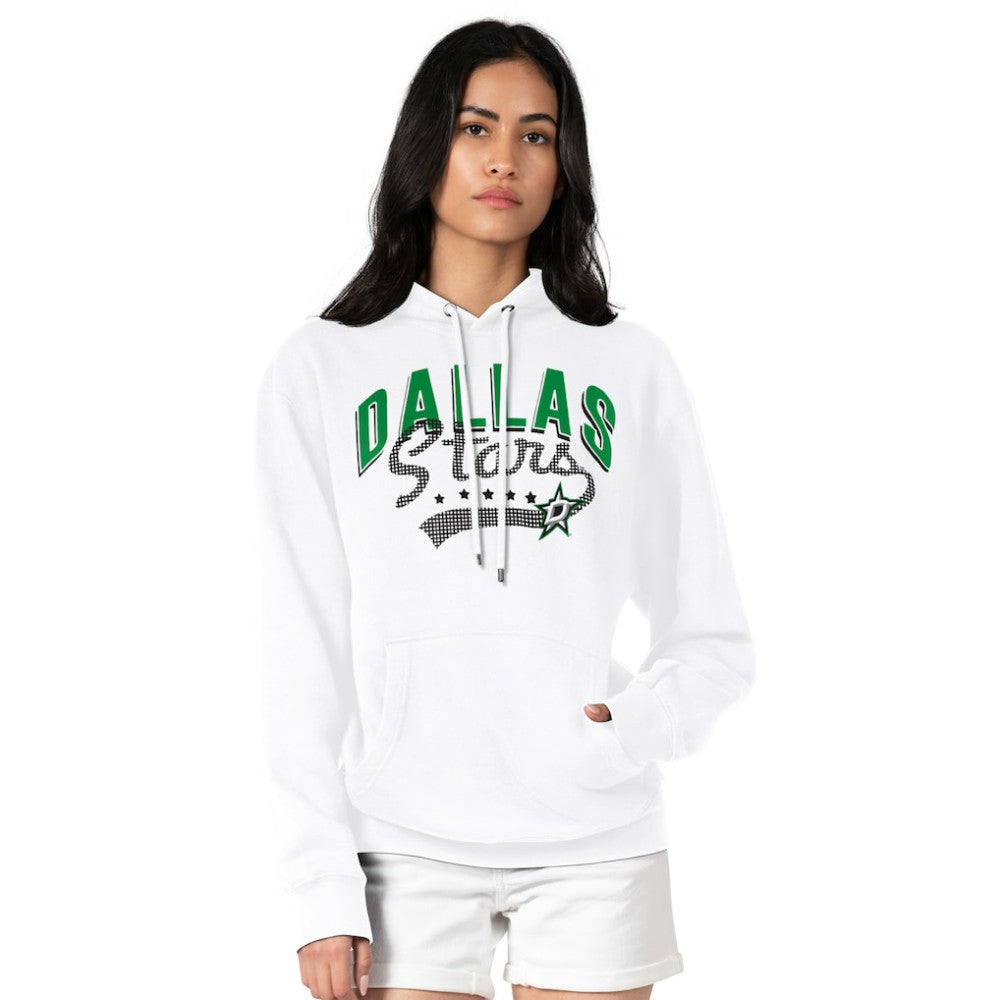 NHL  Dallas Stars G-III 4Her by Carl Banks Women's Filigree Logo Pullover Hoodie – White