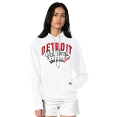 NHL  Detroit Red Wings G-III 4Her by Carl Banks Women's Filigree Logo Pullover Hoodie – White