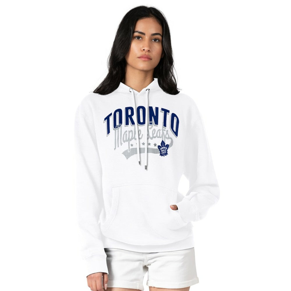 NHL  Toronto Maple Leafs G-III 4Her by Carl Banks Women's Filigree Logo Pullover Hoodie – White