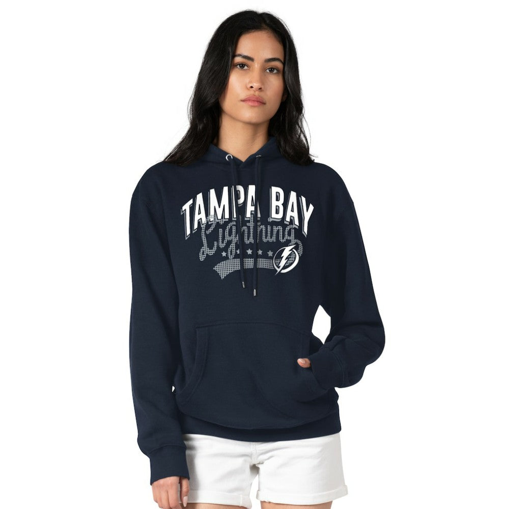NHL  Tampa Bay Lightning G-III 4Her by Carl Banks Women's Filigree Logo Pullover Hoodie – Navy
