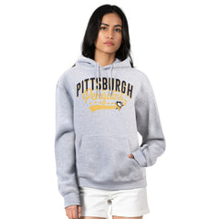 NHL  Pittsburgh Penguins G-III 4Her by Carl Banks Women's Filigree Logo Pullover Hoodie – Gray