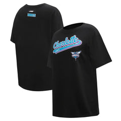 NBA Charlotte Hornets Pro Standard Women's Script Boyfriend T-Shirt