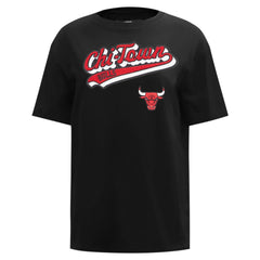 NBA Chicago Bulls Pro Standard Women's Script Boyfriend T-Shirt sale