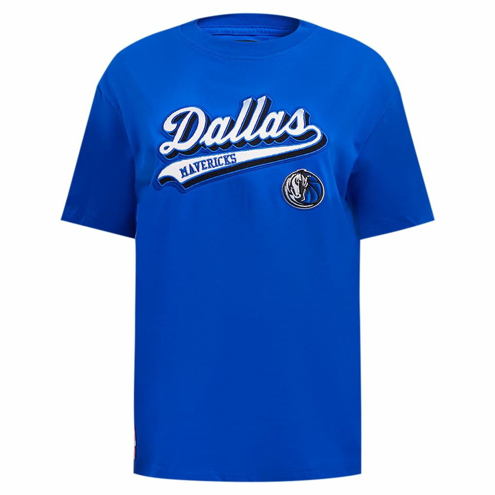 NBA Dallas Mavericks Pro Standard Women's Script Boyfriend T-Shirt sale