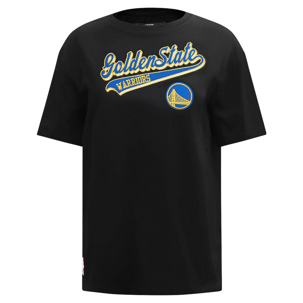 NBA Golden State Warriors Pro Standard Women's Script Boyfriend T-Shirt sale
