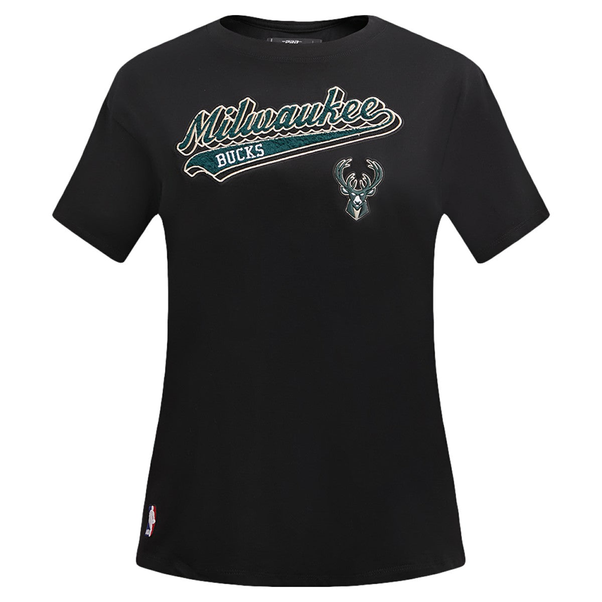 NBA Milwaukee Bucks Pro Standard Women's Script Boyfriend T-Shirt