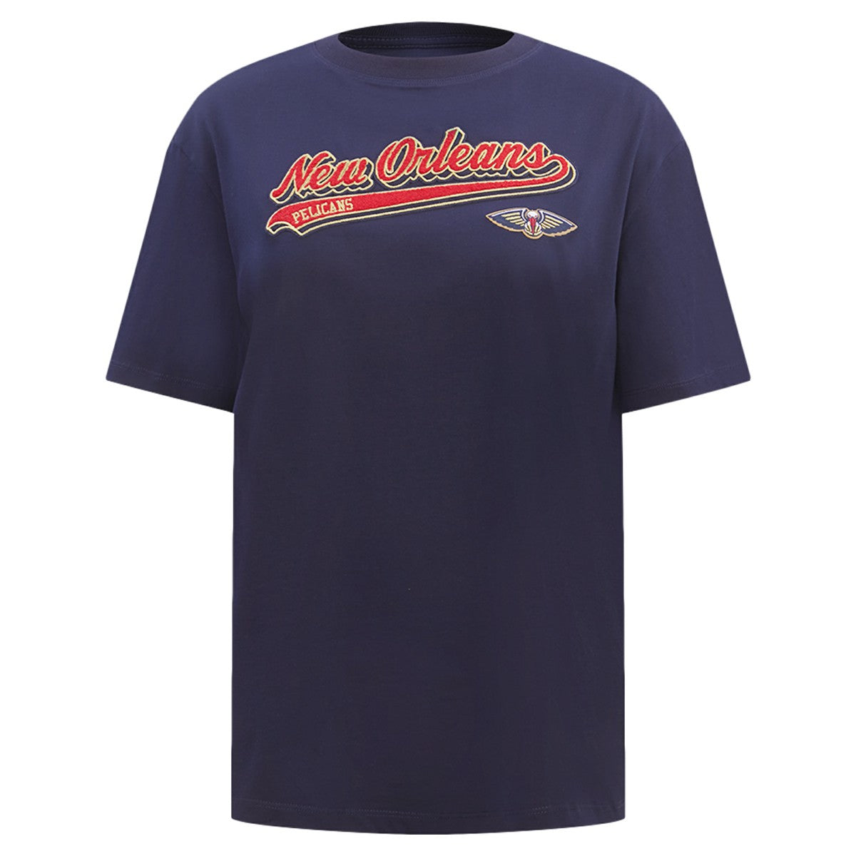 NBA New Orleans Pelicans Pro Standard Women's Script Boyfriend T-Shirt