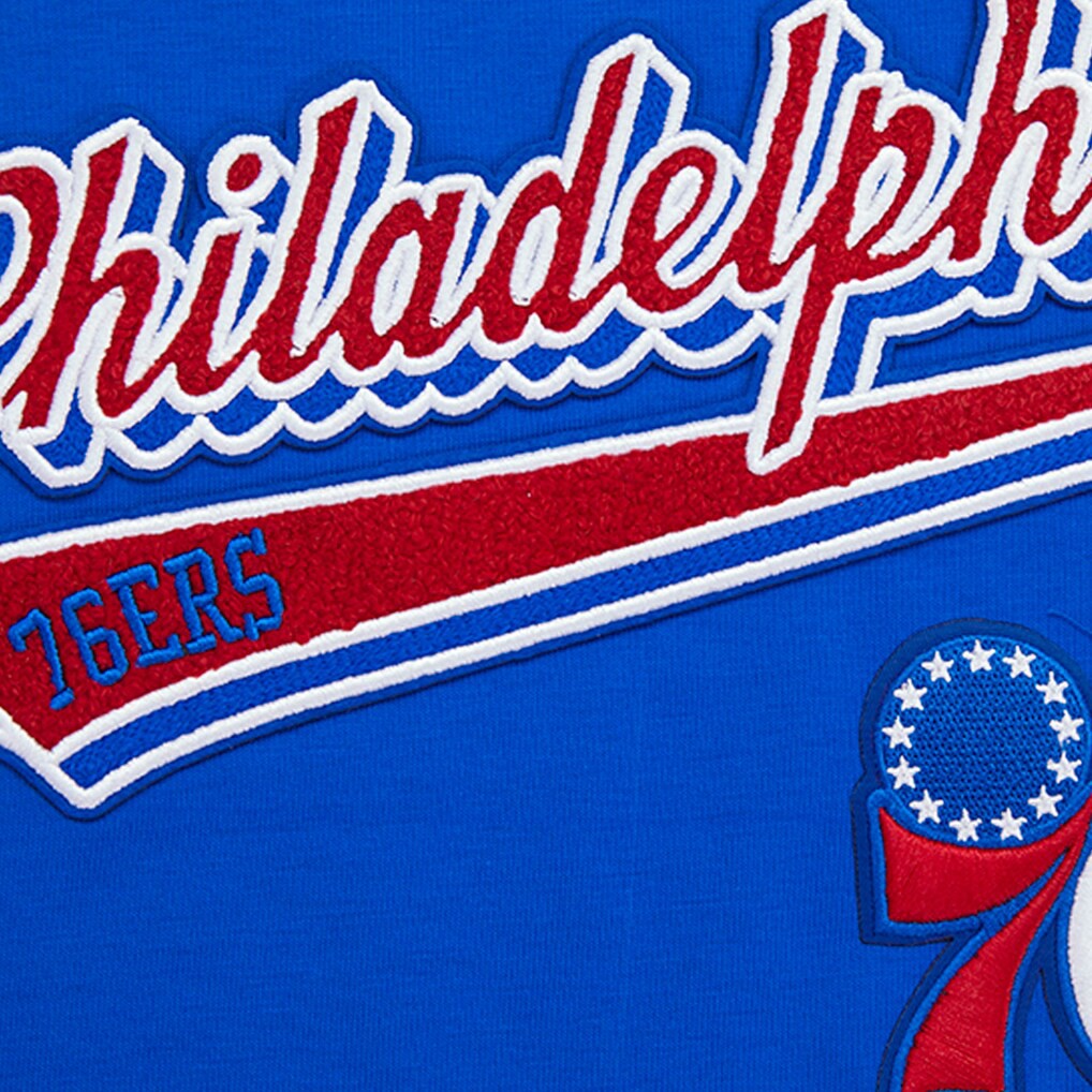 NBA Philadelphia 76ers Pro Standard Women's Script Boyfriend T-Shirt