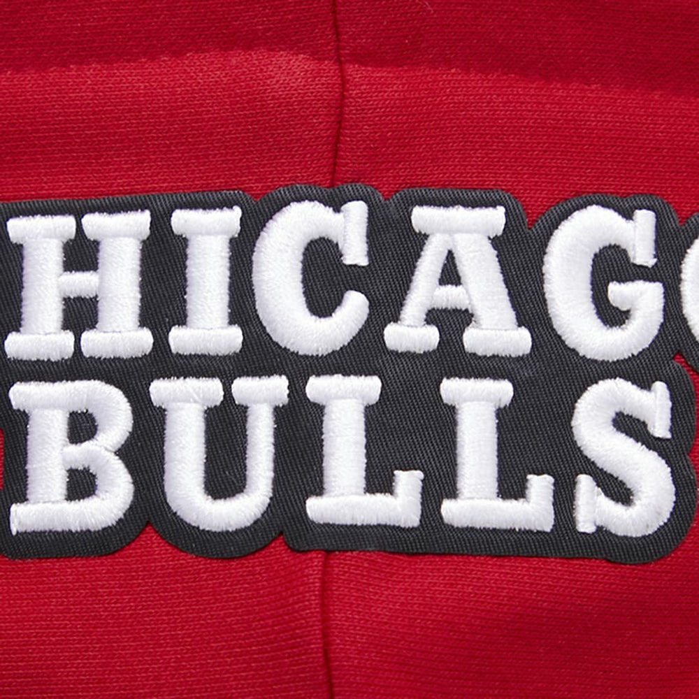 NBA Chicago Bulls Pro Standard Women's Script Tail Cropped Pullover Hoodie