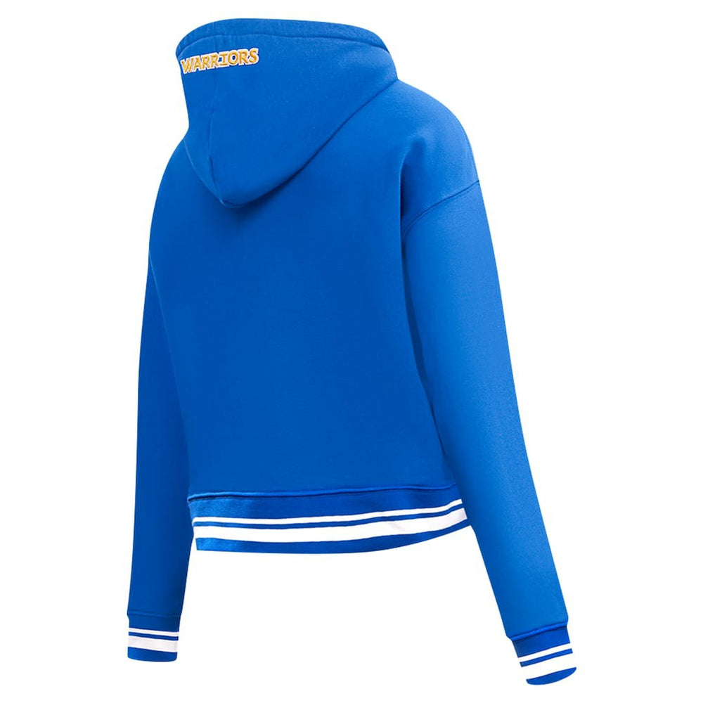 NBA Golden State Warriors Pro Standard Women's Script Tail Cropped Pullover Hoodie sale