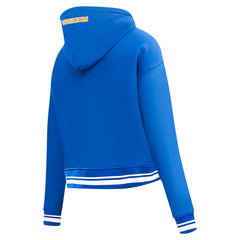 NBA Golden State Warriors Pro Standard Women's Script Tail Cropped Pullover Hoodie sale