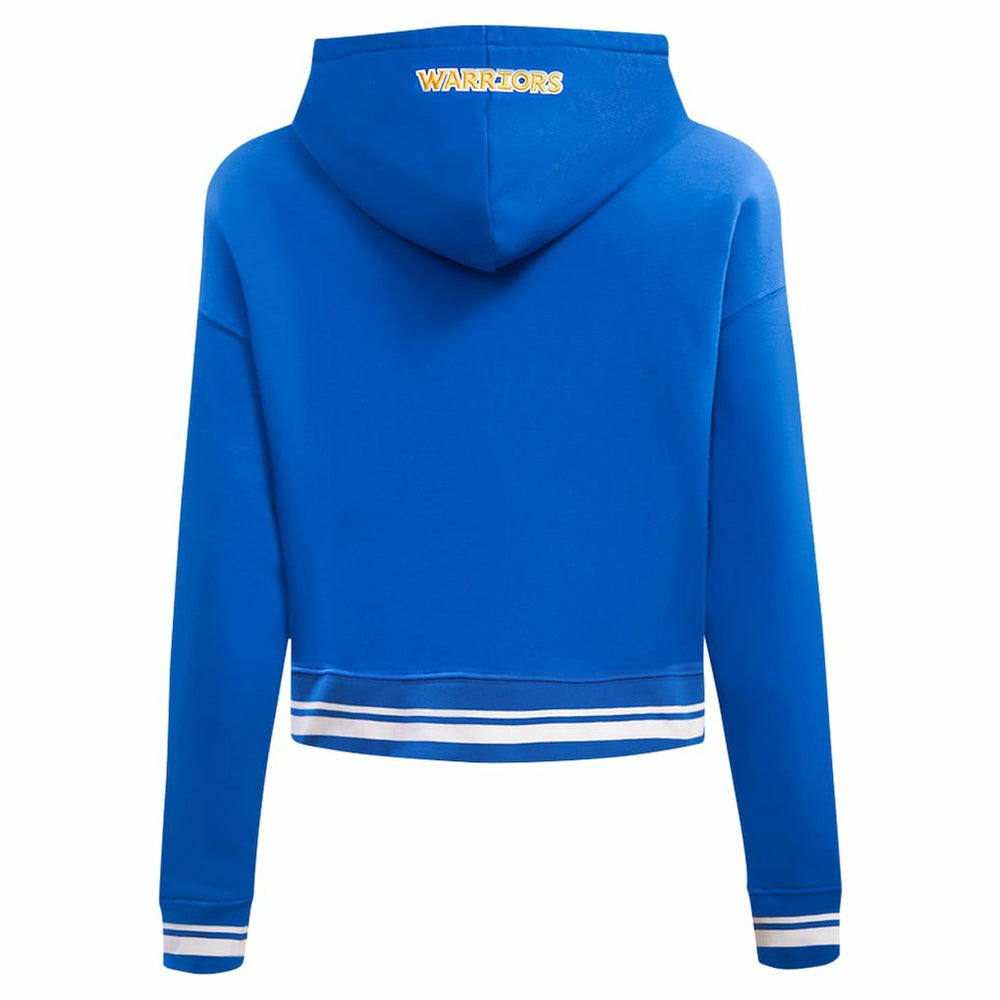 NBA Golden State Warriors Pro Standard Women's Script Tail Cropped Pullover Hoodie sale