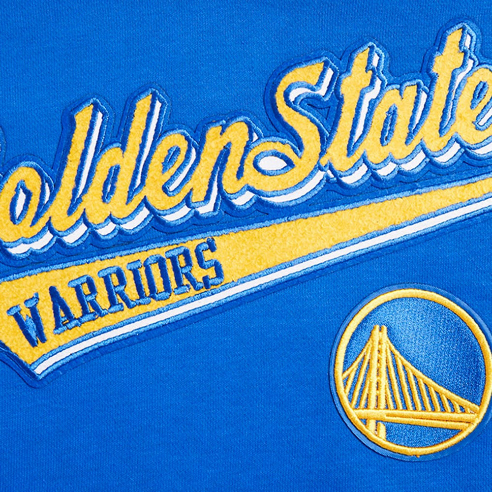 NBA Golden State Warriors Pro Standard Women's Script Tail Cropped Pullover Hoodie sale