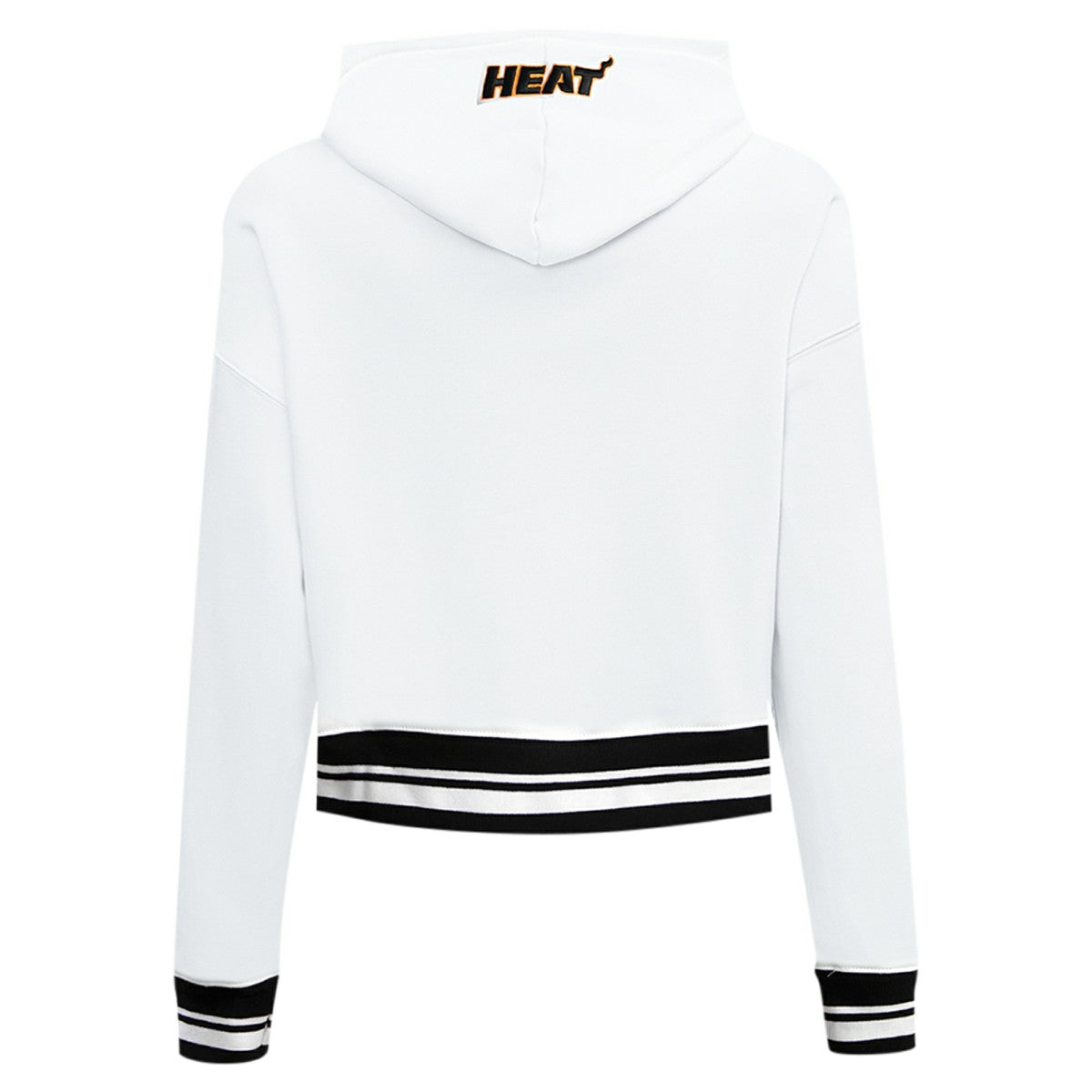 NBA Miami Heat Pro Standard Women's Script Tail Cropped Pullover Hoodie