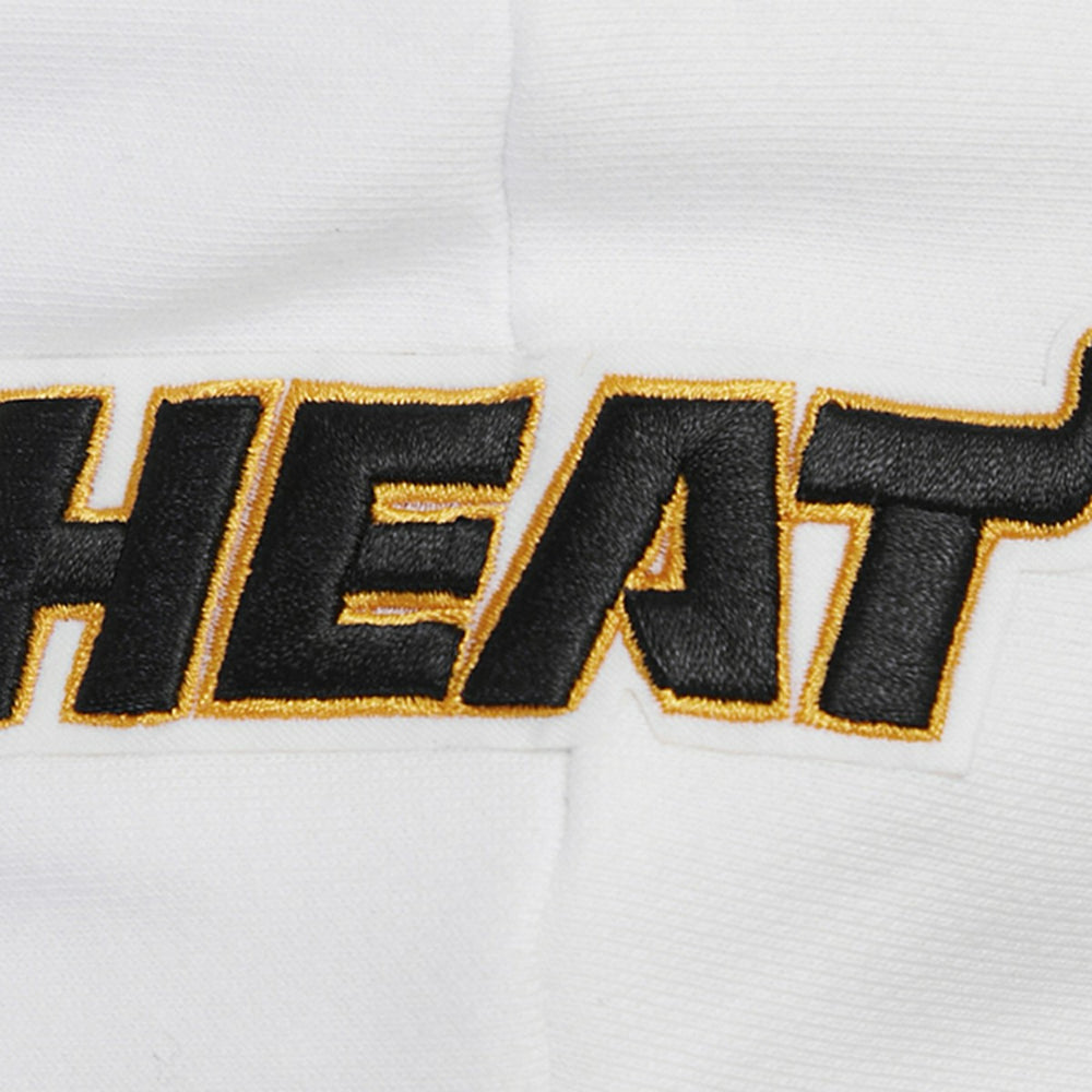 NBA Miami Heat Pro Standard Women's Script Tail Cropped Pullover Hoodie