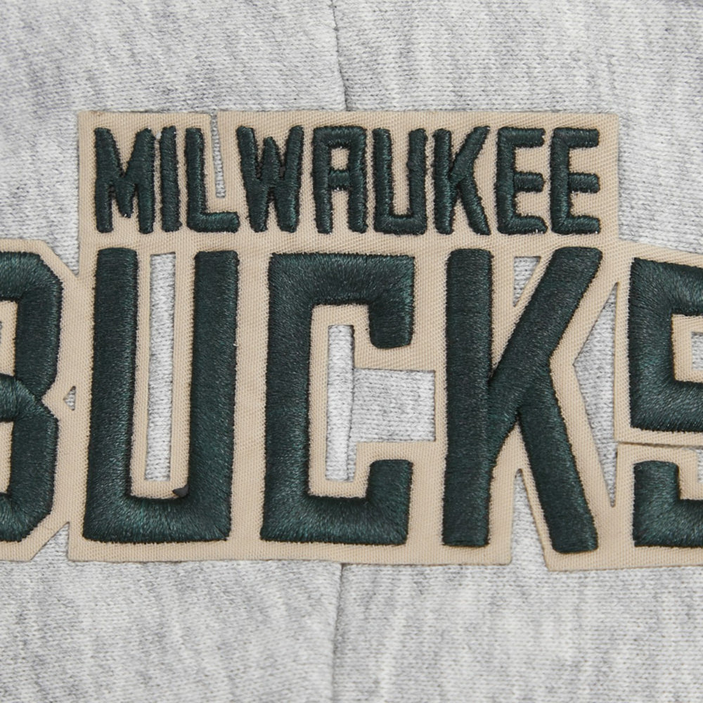 NBA Milwaukee Bucks Pro Standard Women's Script Tail Cropped Pullover Hoodie