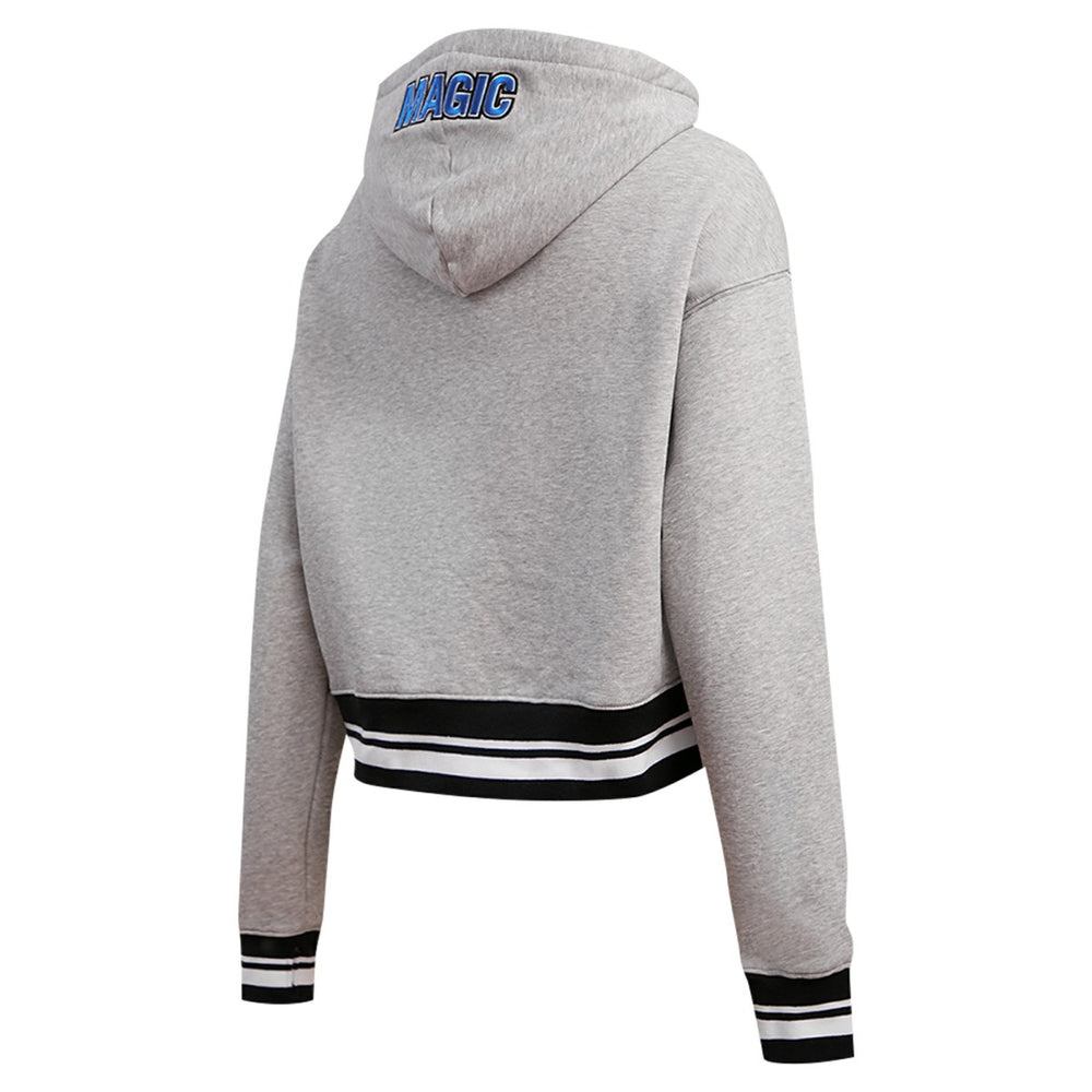 NBA Orlando Magic Pro Standard Women's Script Tail Cropped Pullover Hoodie