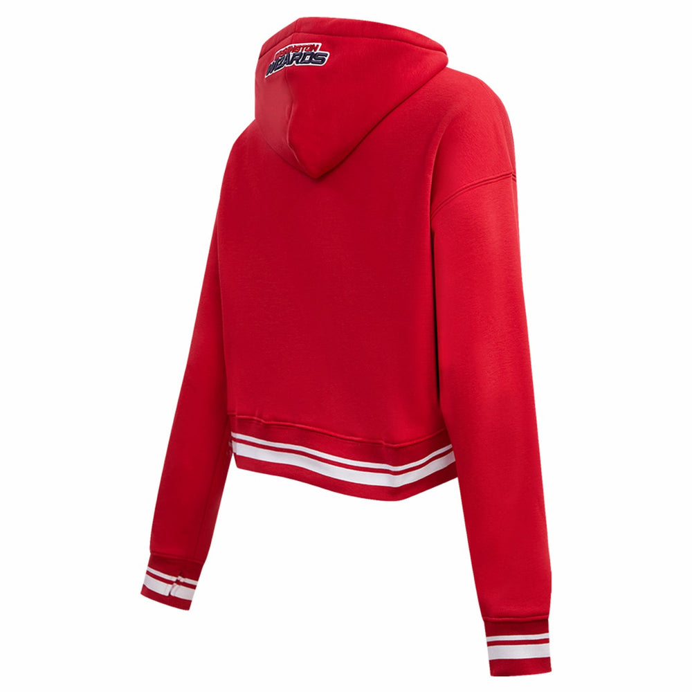 NBA Washington Wizards Pro Standard Women's Script Tail Cropped Pullover Hoodie