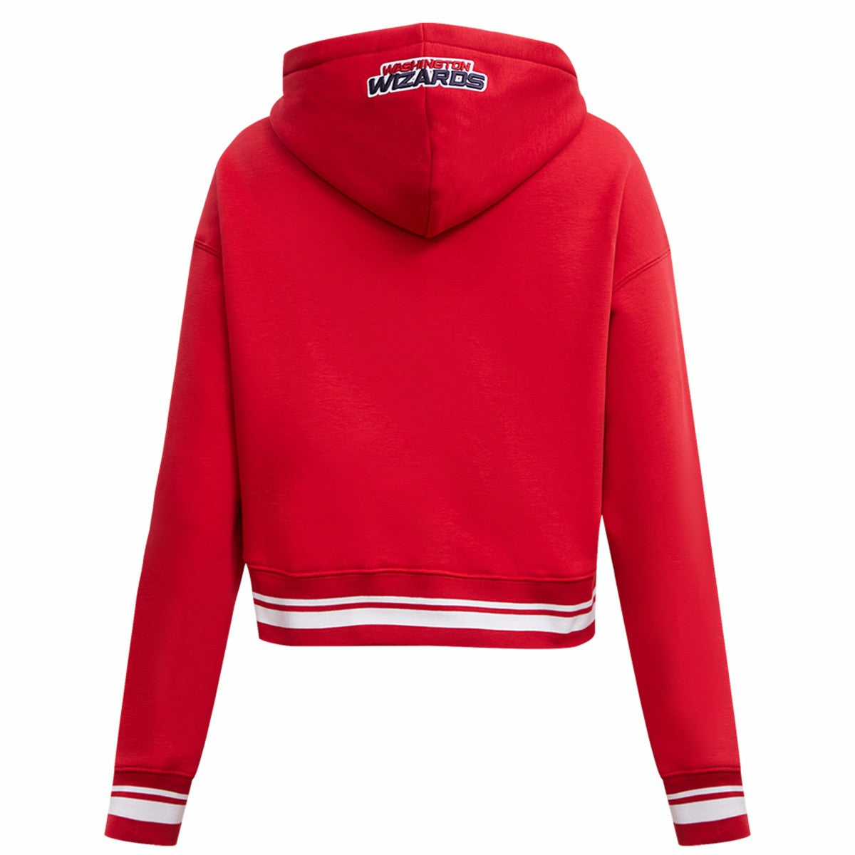 NBA Washington Wizards Pro Standard Women's Script Tail Cropped Pullover Hoodie
