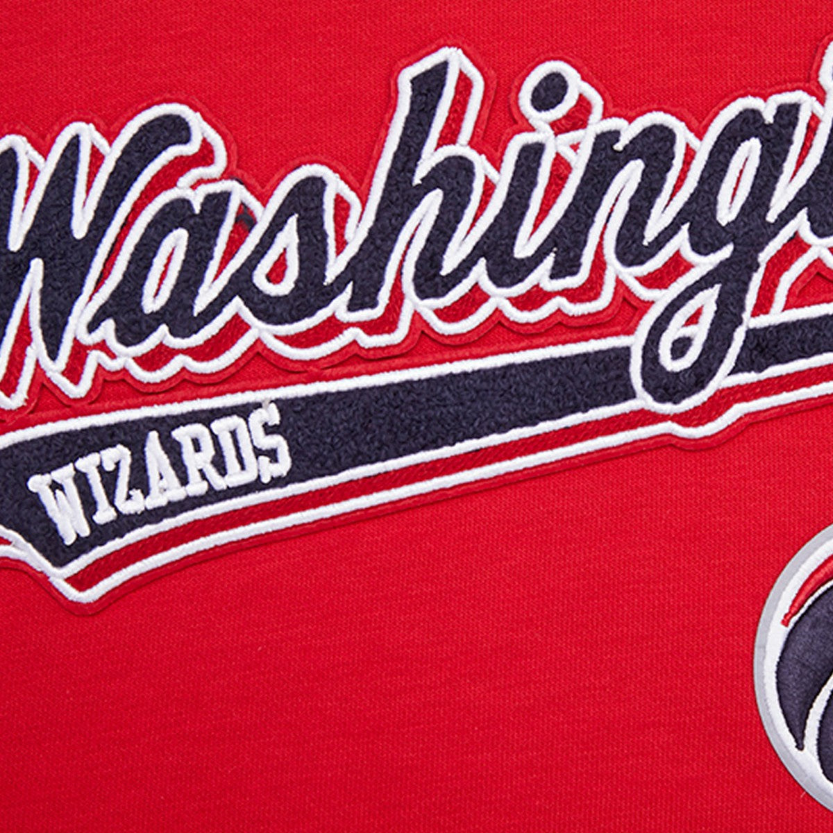 NBA Washington Wizards Pro Standard Women's Script Tail Cropped Pullover Hoodie