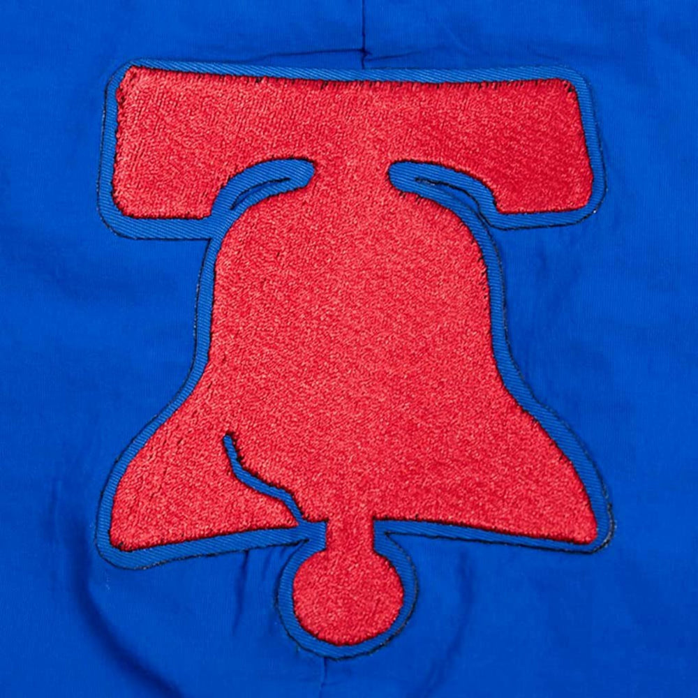 NBA Philadelphia 76ers Pro Standard Classic Wind Woven Cropped Half-Zip Jacket