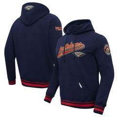 NBA New Orleans Pelicans Pro Standard Script Tail Pullover Hoodie