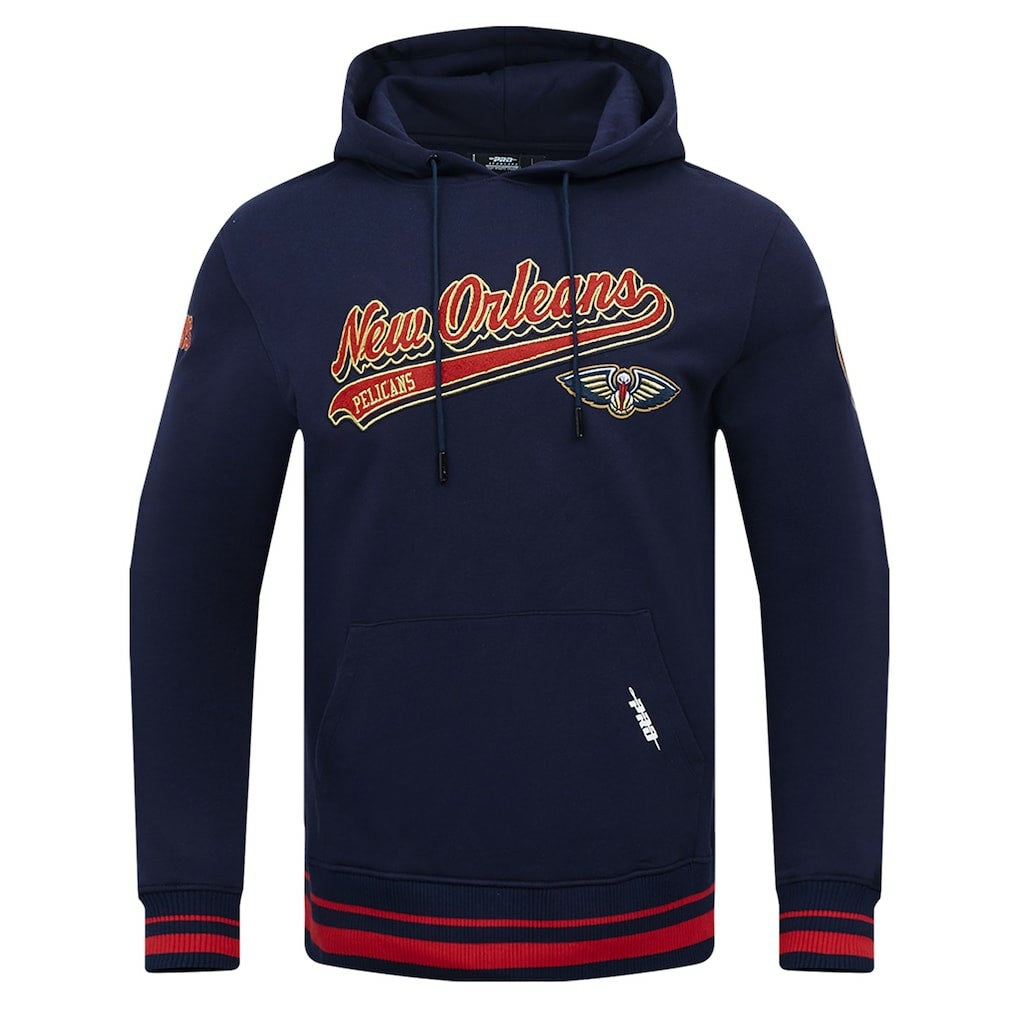 NBA New Orleans Pelicans Pro Standard Script Tail Pullover Hoodie