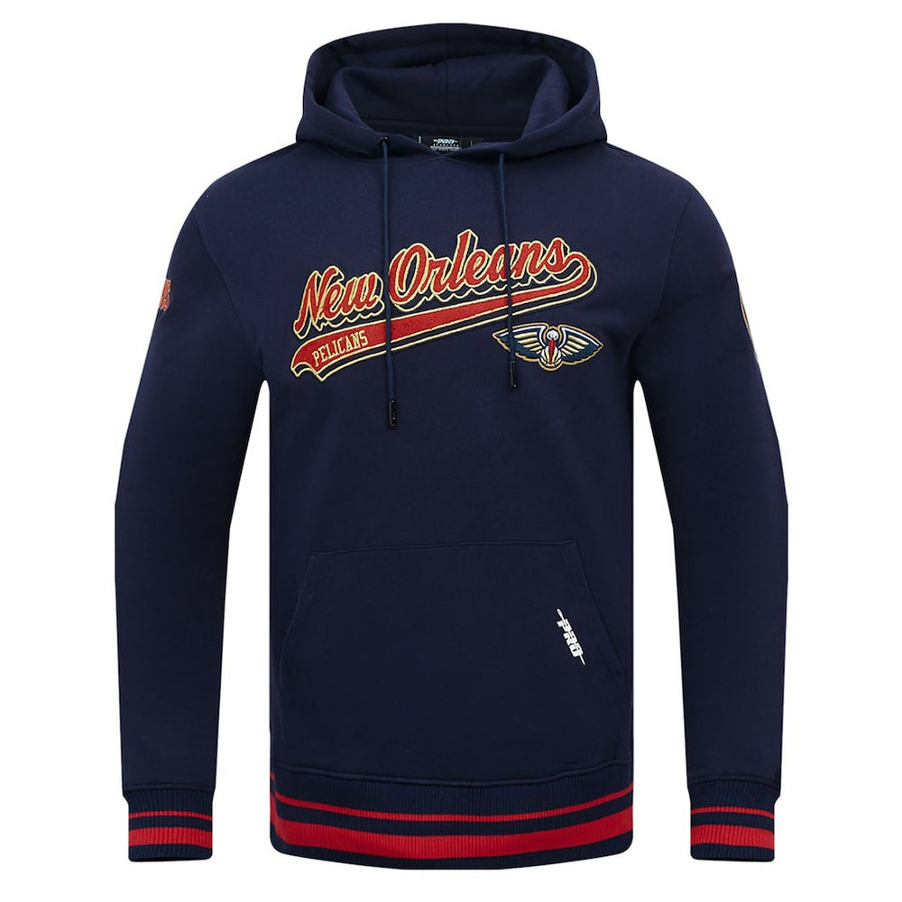 NBA New Orleans Pelicans Pro Standard Script Tail Pullover Hoodie