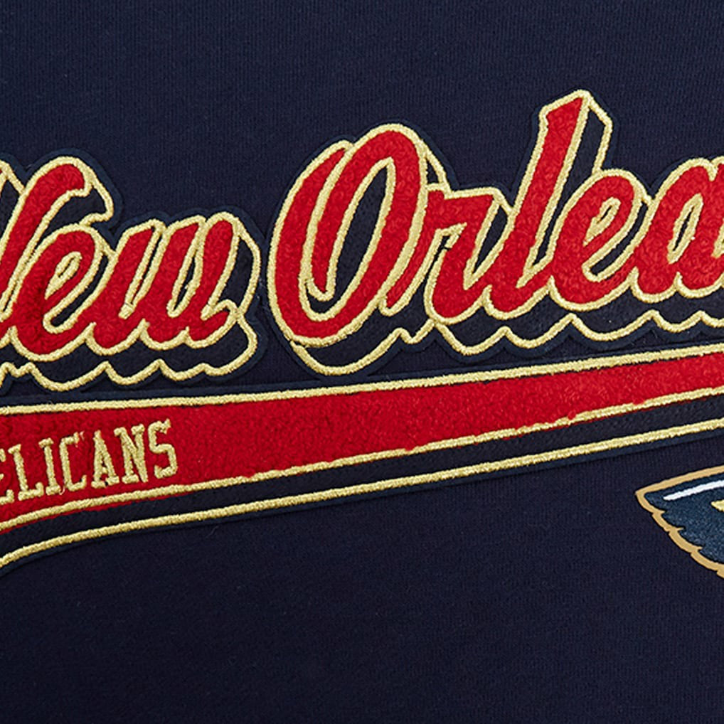NBA New Orleans Pelicans Pro Standard Script Tail Pullover Hoodie