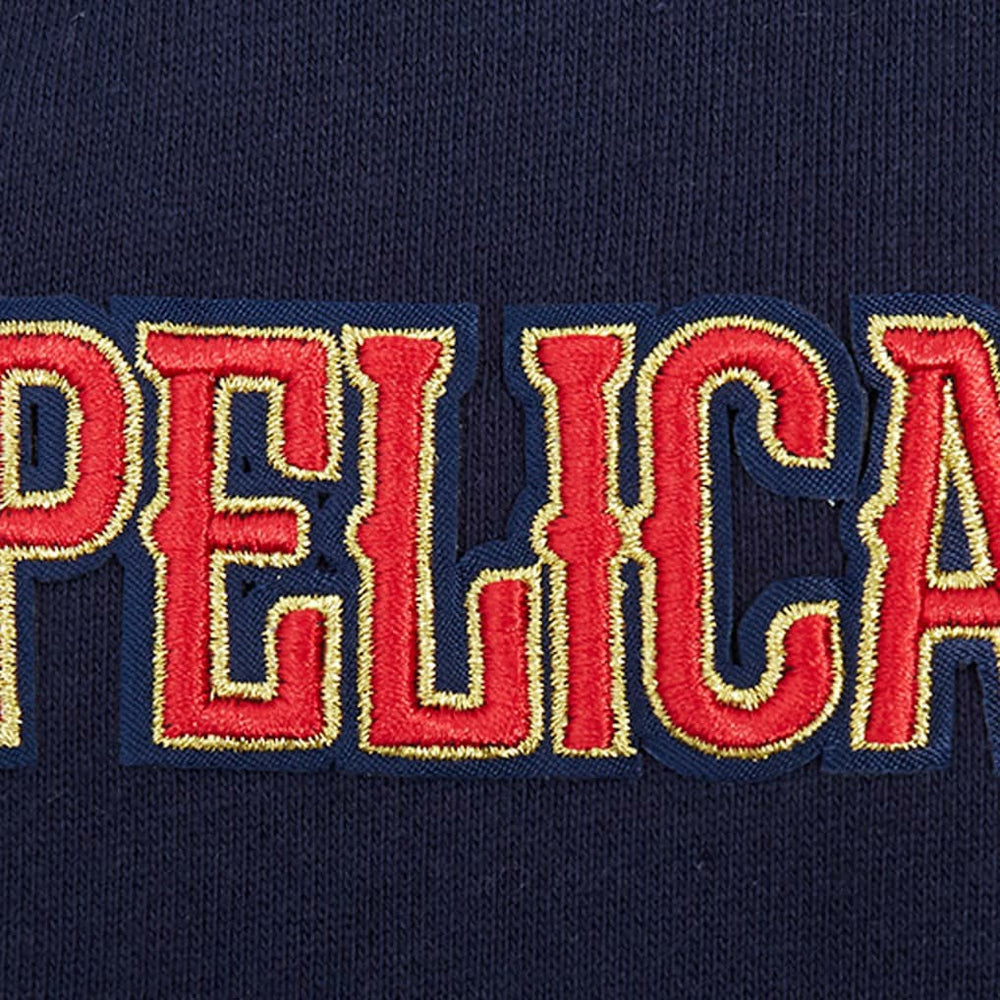 NBA New Orleans Pelicans Pro Standard Script Tail Pullover Hoodie