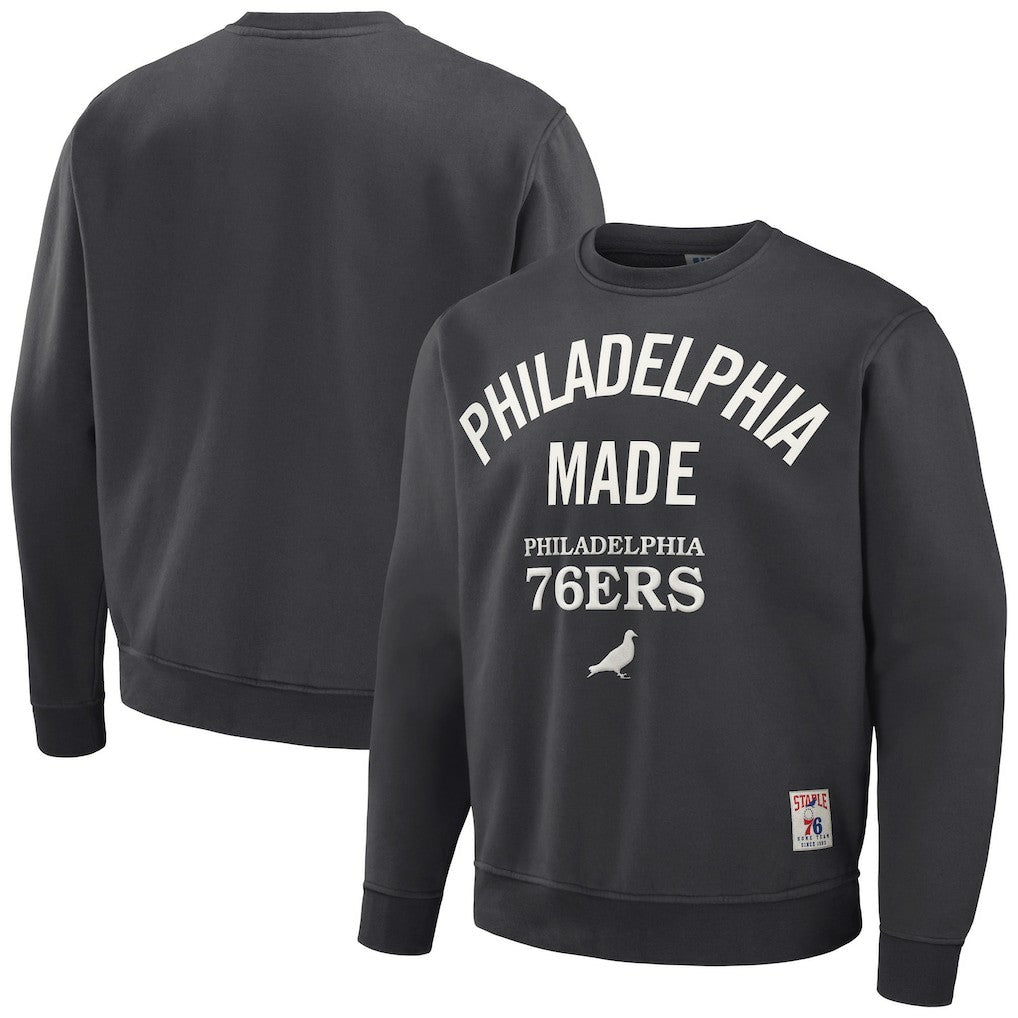 NBA Philadelphia 76ers NBA x Staple Plush Pullover Sweatshirt