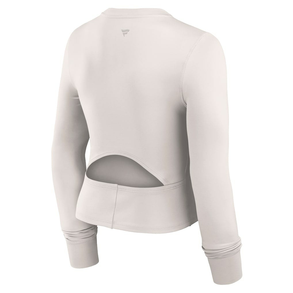 Women's Studio Fitted Long Sleeve Gym Top - Minnesota Vikings