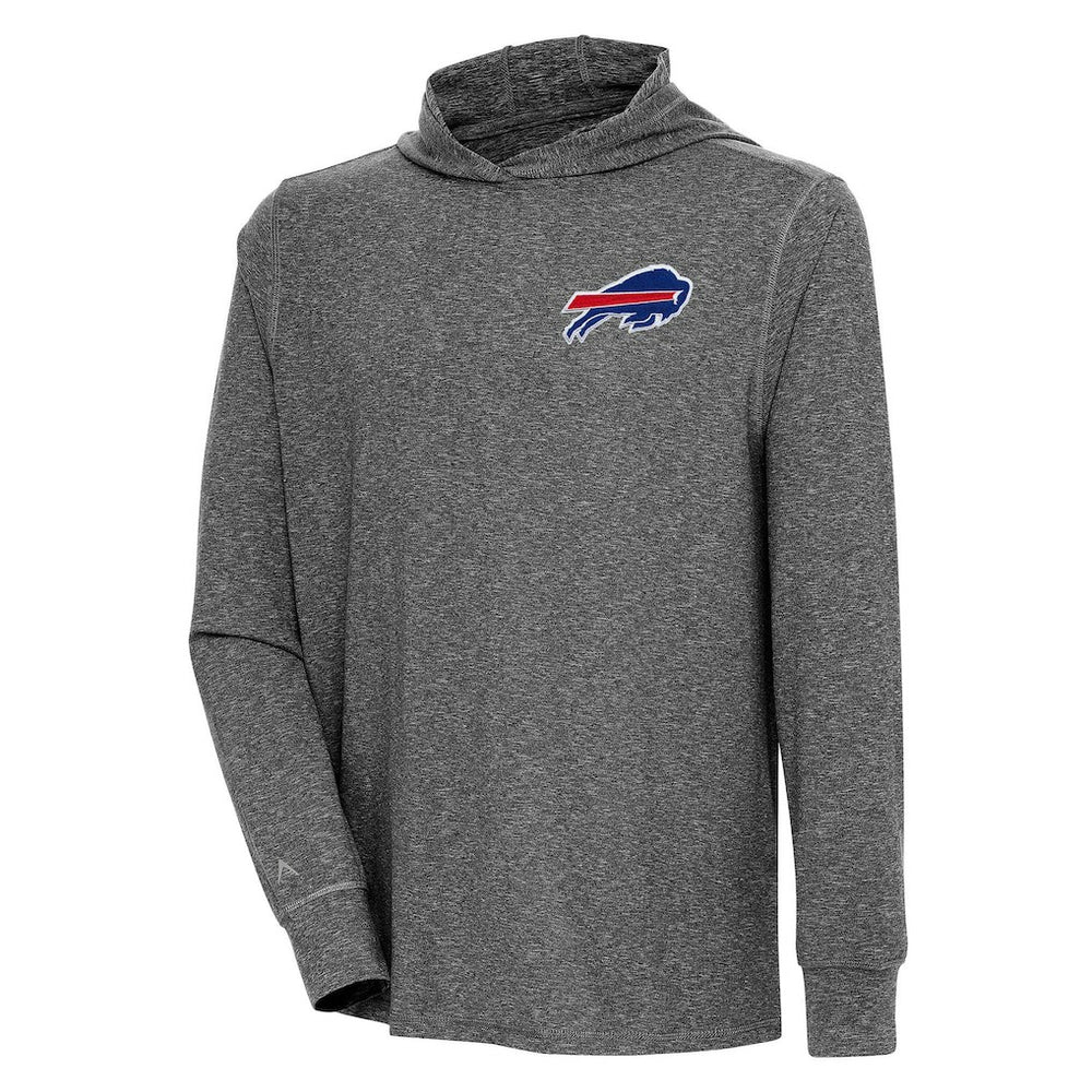 Antigua Saga Long Sleeve Hoodie T-Shirt - Buffalo Bills