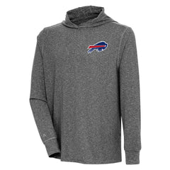Antigua Saga Long Sleeve Hoodie T-Shirt - Buffalo Bills