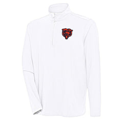 Antigua Hunk Quarter-Zip Pullover Top - Chicago Bears