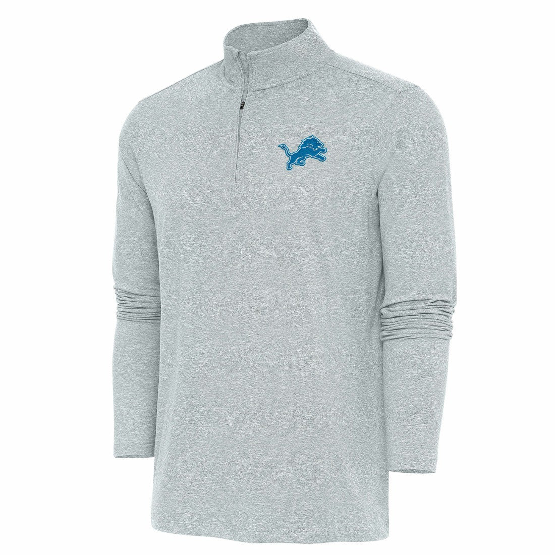 Antigua Hunk Quarter-Zip Pullover Top - Detroit Lions