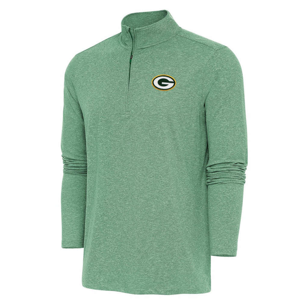 Antigua Hunk Quarter-Zip Pullover Top - Green Bay Packers