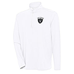 Antigua Hunk Quarter-Zip Pullover Top - Las Vegas Raiders