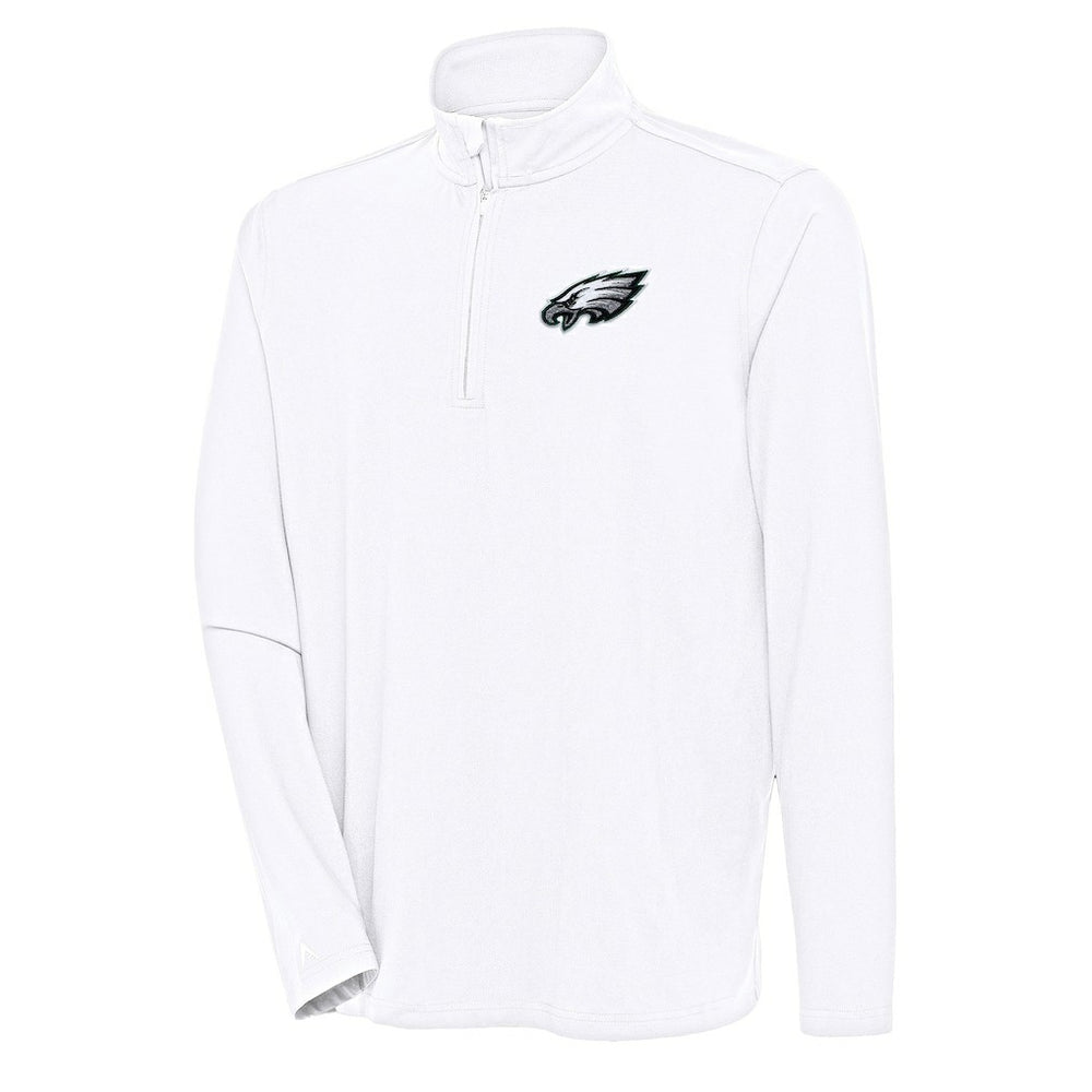 Antigua Hunk Quarter-Zip Pullover Top - Philadelphia Eagles