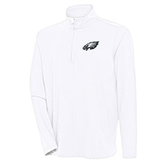 Antigua Hunk Quarter-Zip Pullover Top - Philadelphia Eagles