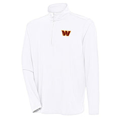 Antigua Hunk Quarter-Zip Pullover Top - Washington Commanders