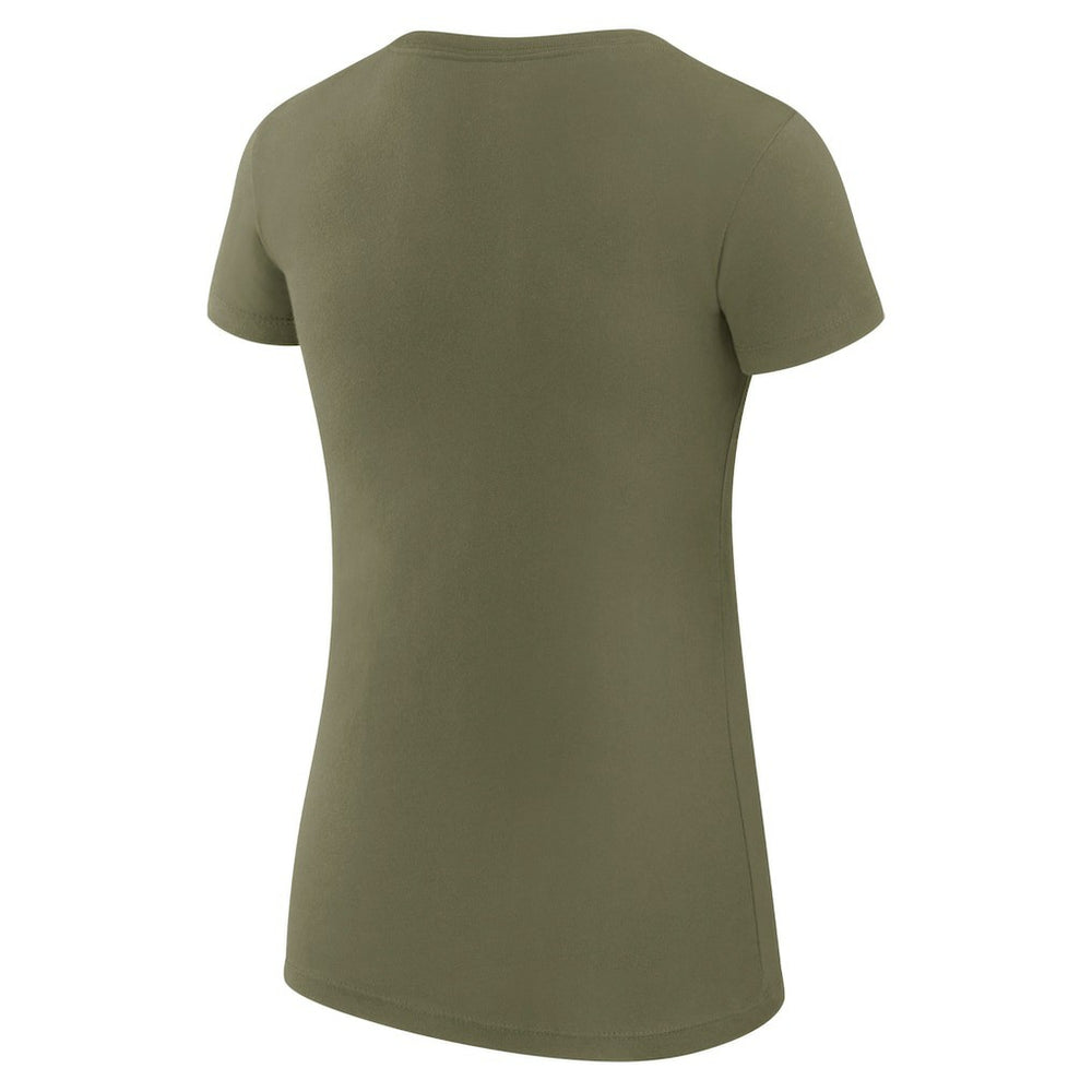 NBA Boston Celtics G-III 4Her by Carl Banks Women's Super-Slim Fit Lightweight Filigree Logo T-Shirt - Olive outlet