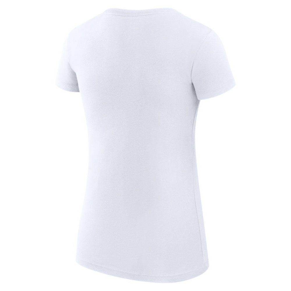 NBA Golden State Warriors G-III 4Her by Carl Banks Women's Super-Slim Fit Lightweight Filigree Logo T-Shirt - White sale