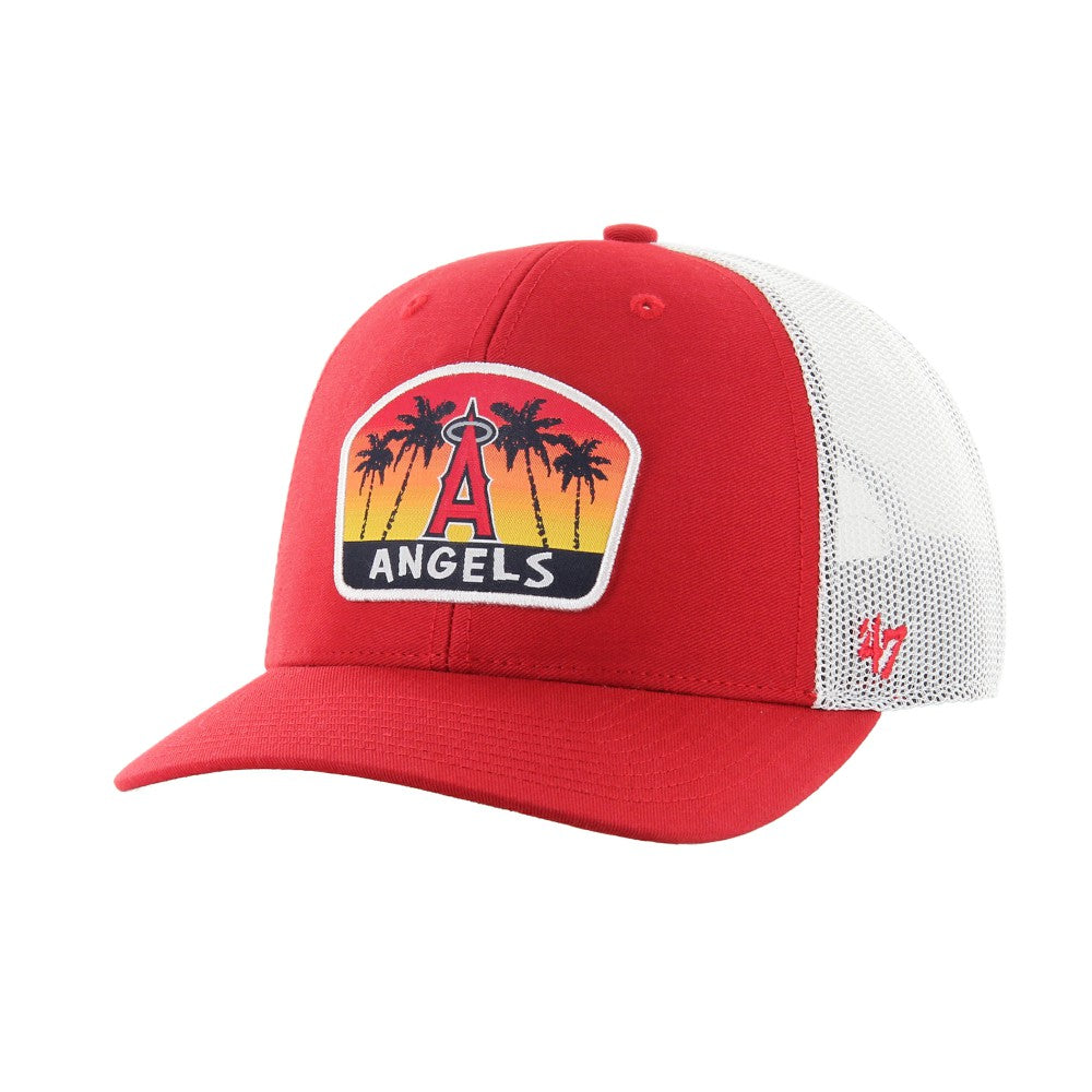 MLB Los Angeles Angels '47 Retro Region Patch Trucker Adjustable Hat