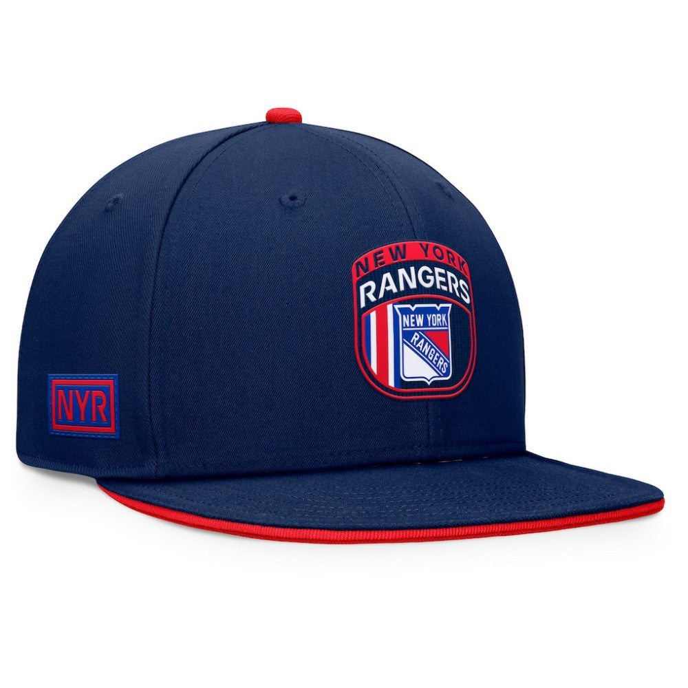 NHL Navy New York Rangers Fanatics 2024 NHL Draft Snapback Hat